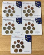 BRD Euro - Münzen KMS Kursmünzensatz 2005 ADFGJ Stempelglanz Komplett