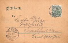 Gruss vom Übungsplatz bei Darmstadt mit Offizier Gebäude Litho Postkarte AK 1902