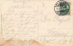 Kaserne des 10 Infanterie Regiments No. 134 Plauen Vogtland Postkarte AK 1912