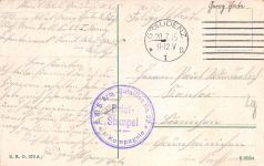 Graudenz Niedertor Feste Courbiere Reuter-Zelle Feldpostkarte AK 1915