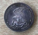 3 Mark Silber 1913 Preußen, Jahrhundertfeier der Befreiungskriege, PP
