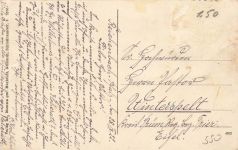 Bahnhof und Straßenbild Reichenbach-Steegen Rheinland-Pfalz Postkarte AK 1922