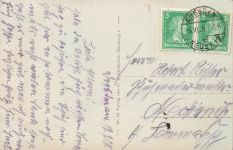 Chilehaus und Ballinhaus Hamburgs Wolkenkratzer Hamburg Postkarte AK 1928