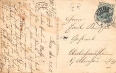 Einzug der Pioniere in die neue Garnison Pirna Sachsen Postkarte AK 1914