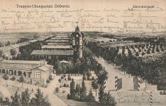 Barackenlager Truppen-Übungsplatz Döberitz Brandenburg Postkarte AK