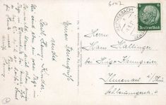 Luftkurort Reichenbach im Odenwald Hessen Postkarte AK 1933