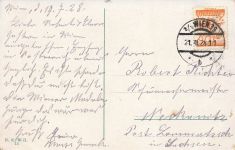 Schloss Hotel Kobenzl in Wien Österreich Postkarte AK 1928