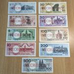 1-500 Zloty 9 Geldscheine Polen Zloty Nieobiegowy Sammler Banknoten