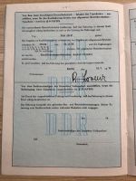 KFZ Brief Kraftfahrzeugbrief, Fahrzeugbrief, VR Polen, Polski Fiat 125 P, 1978
