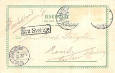 Helsnig fran Sverige Helsingborg Postkarte AK 1902