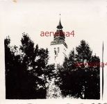 Blick auf die Kirche Zabikowo bei Posen Polen