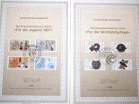 Konvolut 14 BRD ETB Ersttagsblätter 1987 - 1996 - 2002