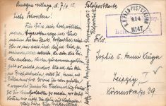 1.WK Auto Oldtimer PKW Cabriolet Mercedes in Frankreich Foto Feldpost 1914