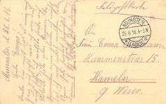 Hauptwache Truppenübungsplatz Munsterlager Niedersachsen Postkarte AK 1916