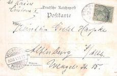 Gruss aus Briesen Westpr. (Wąbrzeźno) Kirche Pfarrhaus Postkarte Litho AK 1901