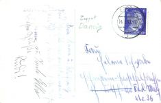 Zoppot Danzig Ansicht Postkarte AK 1942