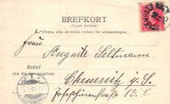 Storbofallet Postkarte AK 1905