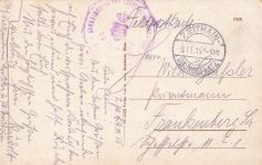Kaserne in Truppen-Übungsplatz Zeithain Sachsen Postkarte AK 1915