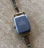 Damen Uhr Armbanduhr Glashütte GUB 17 Rubis Plaque DDR
