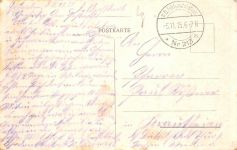 Uferstraße mit Wilja Fluss Wilno Nadbrzena Litauen Postkarte AK 1915
