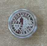Portugal 25 ECU 1995 Vasco da Gama PP Silber , Zertifikat