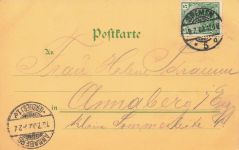 AK Bremen Marktplatz Brunnen Bremen 1900 gelaufen Postkarte Litho