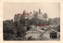 Blick auf das Schloss Pierrefonds Oise bei Compiegne Frankreich