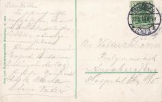 AK Strassburg Orangerie Hauptrestaurant Frankreich 1914 gelaufen Postkarte