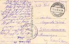 Vigneulles Frankreich nach der Schlacht Patriotika Postkarte AK 1916