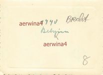 Deutscher Artillerieeinschlag im Wohnungshaus in Brecht Belgien