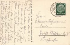 AK Wannsee Strandbad Steg Strandleben Menschen Berlin 1936 gelaufen Postkarte