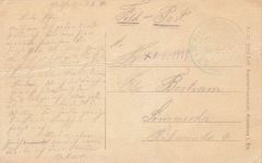 AK Schlettstadt Jägerkaserne Gesamtansicht Frankreich 1918 gelaufen Postkarte