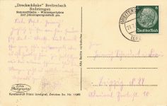 Dreckschänke Breitenbach Sudetengau Sudeten Postkarte AK 1941