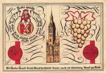 1 Mark Notgeld HAMBURG Ratsweinkeller Robert Hahn