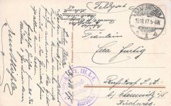 Saarbrücken Eingang zum Ehrental Denkmal der 53er Feldpost AK 1917