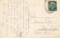 Ansicht Binnenhafen in Husum Schleswig-Holstein Postkarte AK 1924