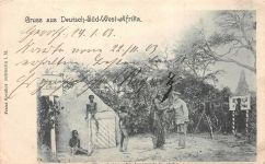 DSWA Deutsch-Südwest-Afrika AK photogranhische Anstalt gel.GROOTFONTEIN 1903