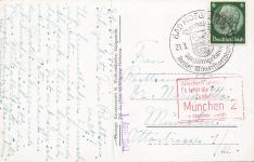 Ansicht Bad Hofgastein mit Kuranstalt Hohe Tauern Österreich Postkarte AK 1941
