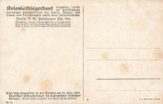Englischer Schlachtkreuzer im Salvenfeuer deutscher Kreuzer Postkarte AK