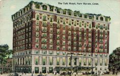 The Taft Hotel in New Haven Connecticut USA Postkarte AK 1911