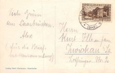 Saar-Kraftwerk bei Mettlach Saarland Postkarte AK 1938