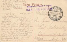 Rue de Gand Straßenansicht in Iseghem Westflandern Belgien Postkarte AK 1915