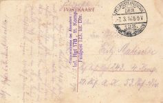 Steenackerplaats in Wervik Flandern Belgien Postkarte AK 1916