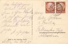 Blick in die Saßnitzer Bucht in Ostseebad Sellin Mecklenburg-Vorpommern AK 1934