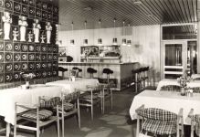 Dachcafé Erholungsheim Herbert Warnke Klinik Mecklenburg-Vorpommern Postkarte AK