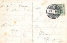 St. Johann-Saarbrücken Bahnhof Postkarte AK 1911