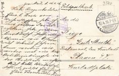 Kaserne in Zwickau Portrait Wilhelm II u. Franz Joseph Sachsen Postkarte AK 1916