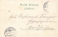 Siechens Nürnberger-Bierhaus in Berlin Litho Postkarte AK 1897
