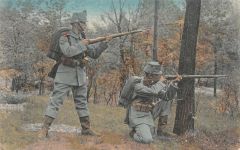 2. Kgl. Sächs. Jäger-Bataillon No.13 Auf Wacht Dresden Patriotika Postkarte