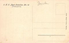 2. Kgl. Sächs. Jäger-Bataillon No.13 Auf Wacht Dresden Patriotika Postkarte